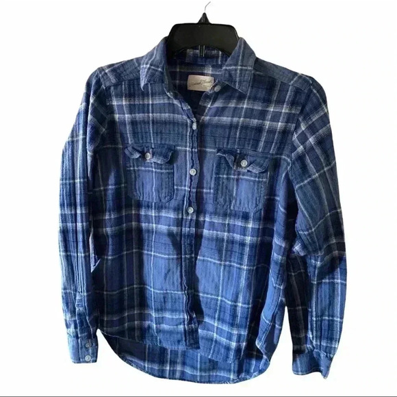 Universal Thread Tops - Universal Thread, XS blue paid shirt